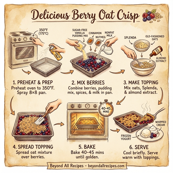 Delicious Berry Oat Crisp instructions