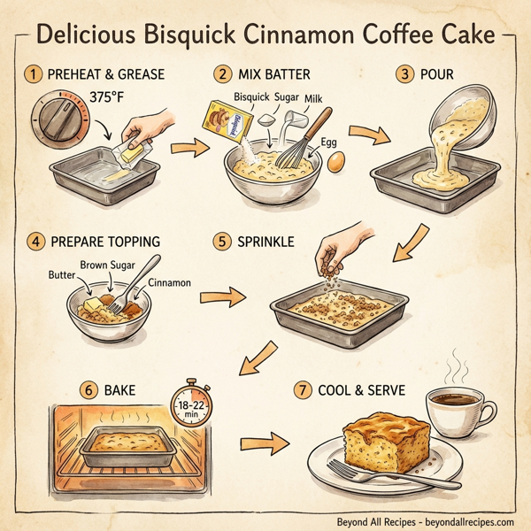 Delicious Bisquick Cinnamon Coffee Cake instructions