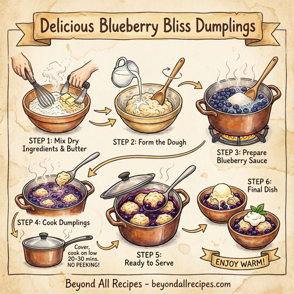 Delicious Blueberry Bliss Dumplings instructions