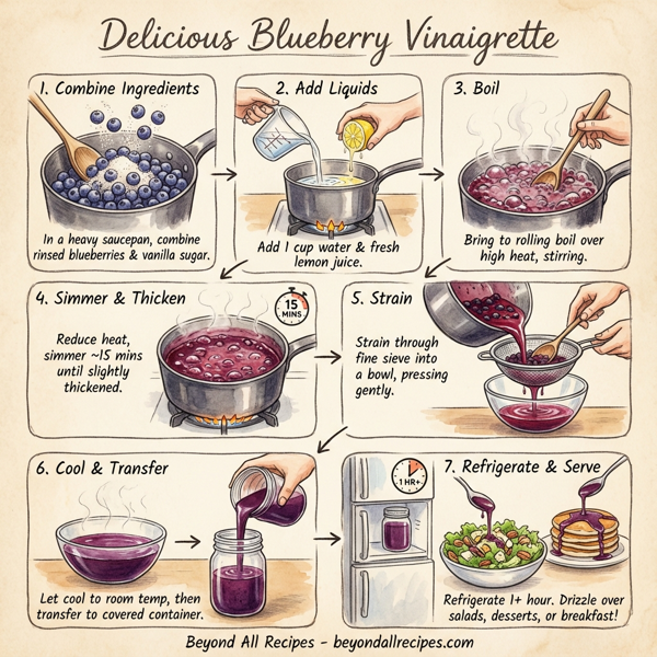 Delicious Blueberry Vinaigrette instructions