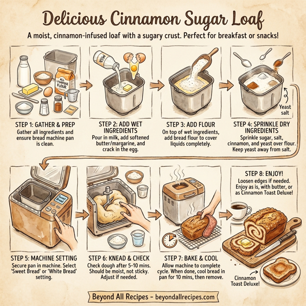 Delicious Cinnamon Sugar Loaf instructions