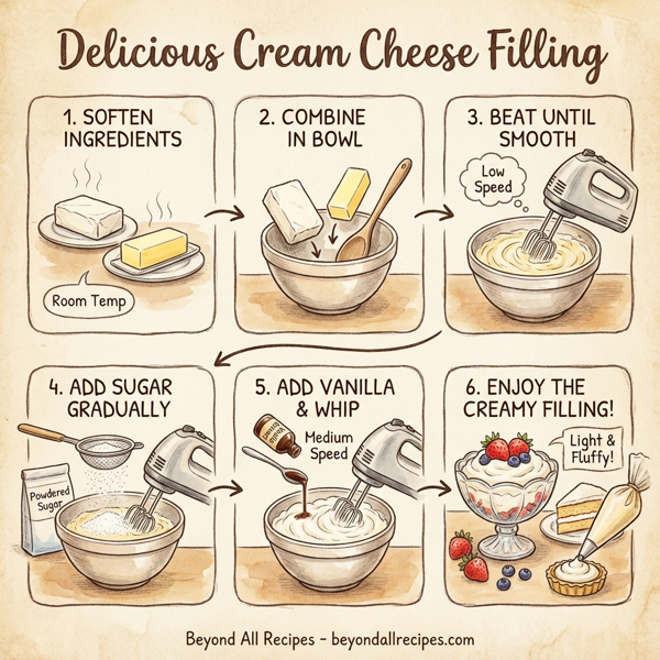 Delicious Cream Cheese Filling instructions