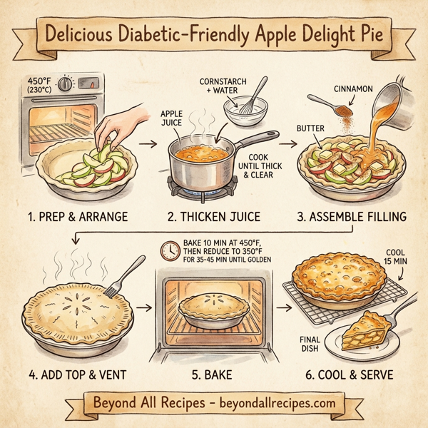 Delicious Diabetic-Friendly Apple Delight Pie instructions