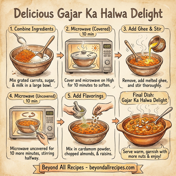 Delicious Gajar Ka Halwa Delight instructions