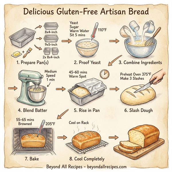 Delicious Gluten-Free Artisan Bread instructions