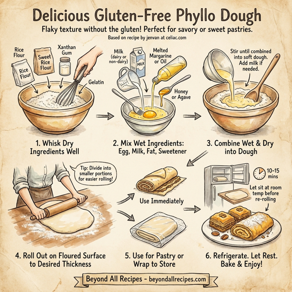 Delicious Gluten-Free Phyllo Dough instructions