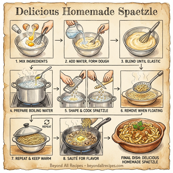 Delicious Homemade Spaetzle instructions