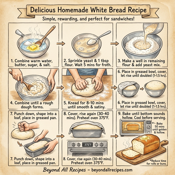 Delicious Homemade White Bread instructions