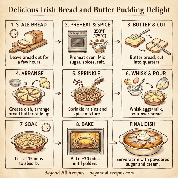 Delicious Irish Bread and Butter Pudding Delight instructions