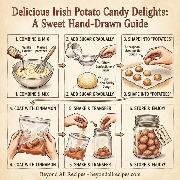 Delicious Irish Potato Candy Delights instructions