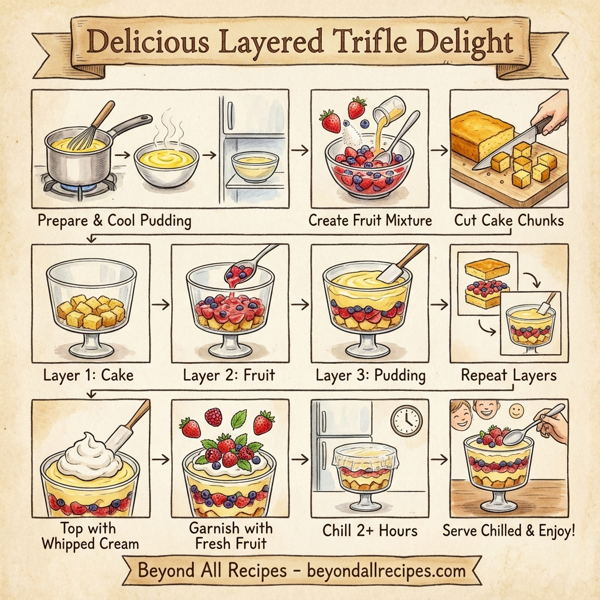 Delicious Layered Trifle Delight instructions
