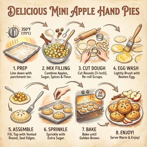 Delicious Mini Apple Hand Pies instructions
