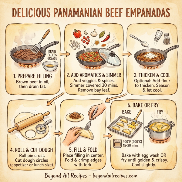 Delicious Panamanian Beef Empanadas instructions