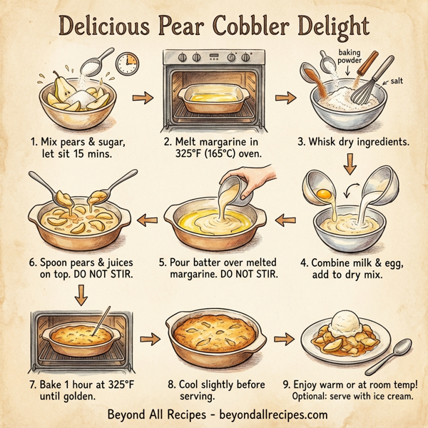 Delicious Pear Cobbler Delight instructions