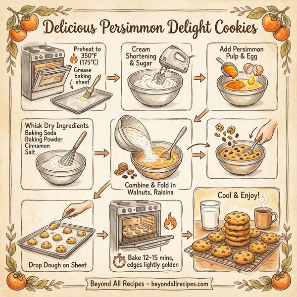 Delicious Persimmon Delight Cookies instructions