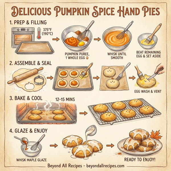 Delicious Pumpkin Spice Hand Pies instructions