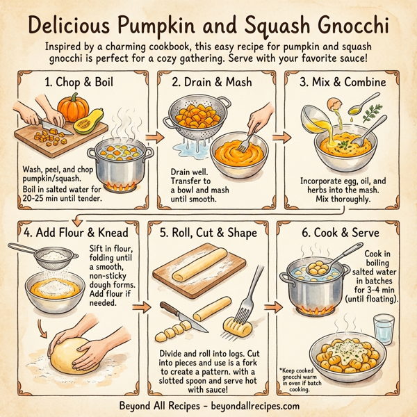 Delicious Pumpkin and Squash Gnocchi instructions