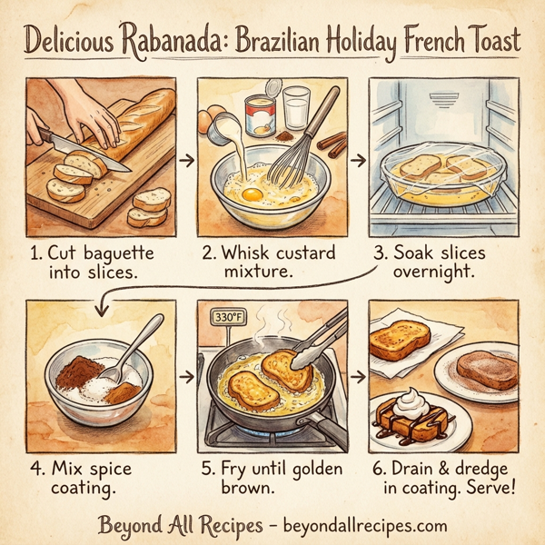 Delicious Rabanada: Brazilian Holiday French Toast instructions