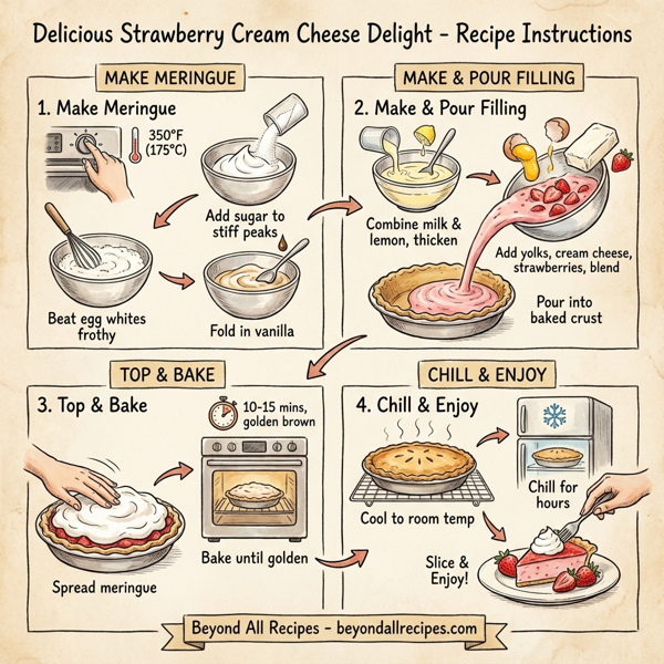 Delicious Strawberry Cream Cheese Delight instructions