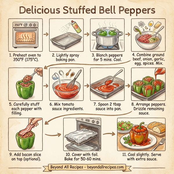 Delicious Stuffed Bell Peppers instructions