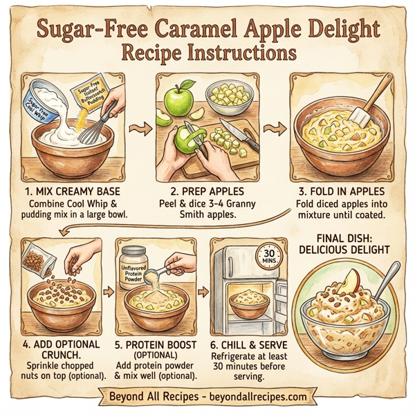 Delicious Sugar-Free Caramel Apple Delight instructions