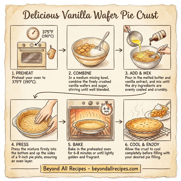 Delicious Vanilla Wafer Pie Crust instructions