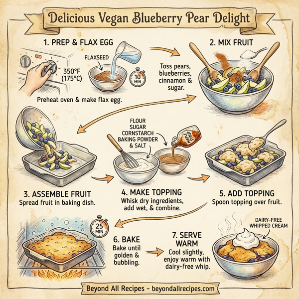 Delicious Vegan Blueberry Pear Delight instructions
