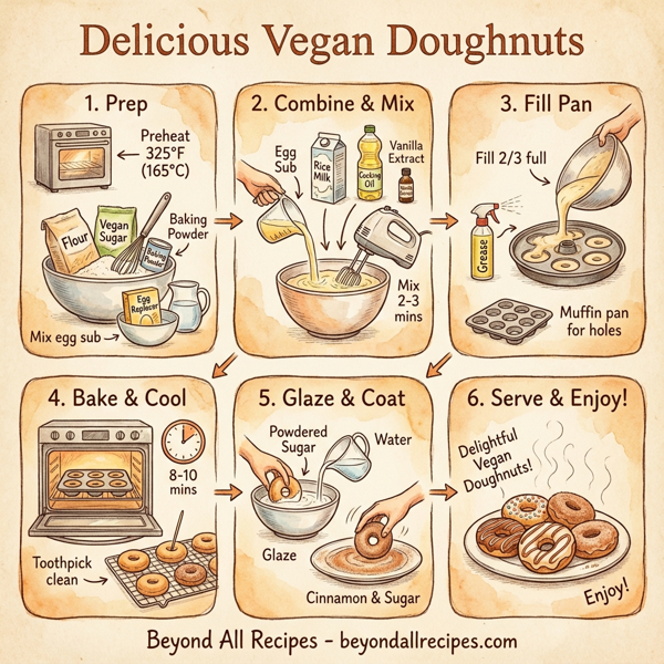 Delicious Vegan Doughnuts instructions