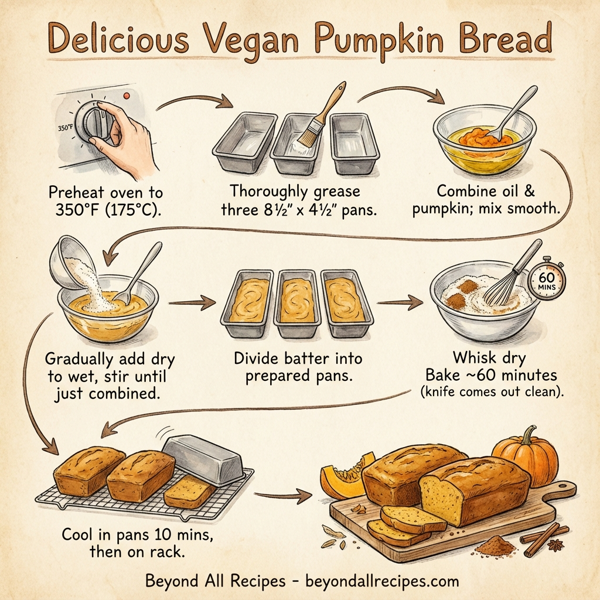 Delicious Vegan Pumpkin Bread instructions