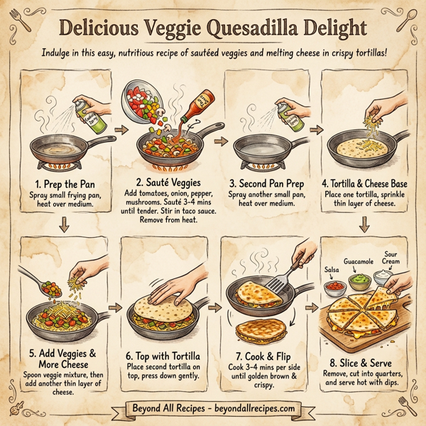 Delicious Veggie Quesadilla Delight instructions