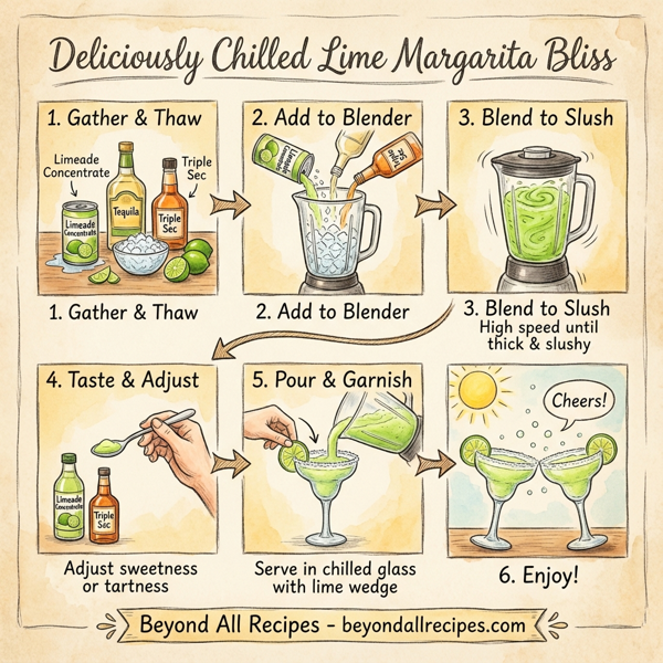 Deliciously Chilled Lime Margarita Bliss instructions