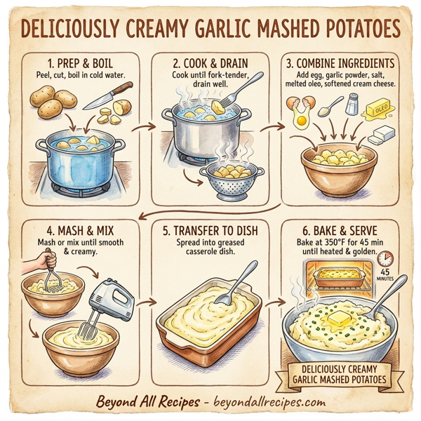 Deliciously Creamy Garlic Mashed Potatoes instructions