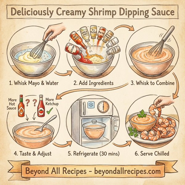 Deliciously Creamy Shrimp Dipping Sauce instructions