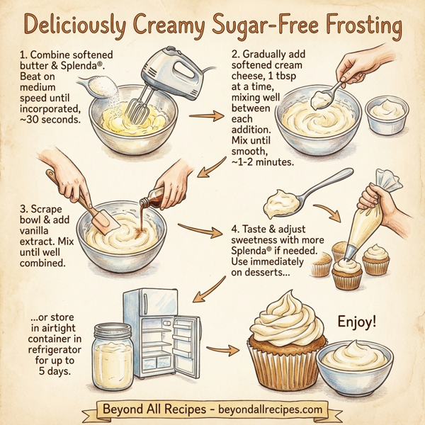 Deliciously Creamy Sugar-Free Frosting instructions