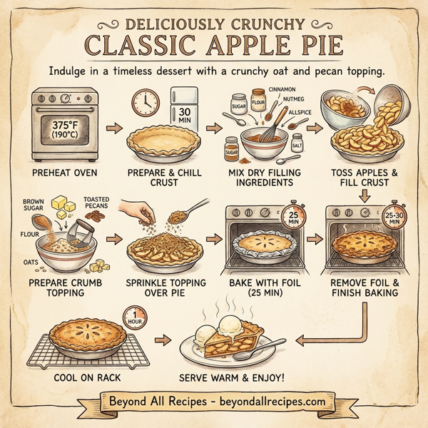Deliciously Crunchy Classic Apple Pie instructions