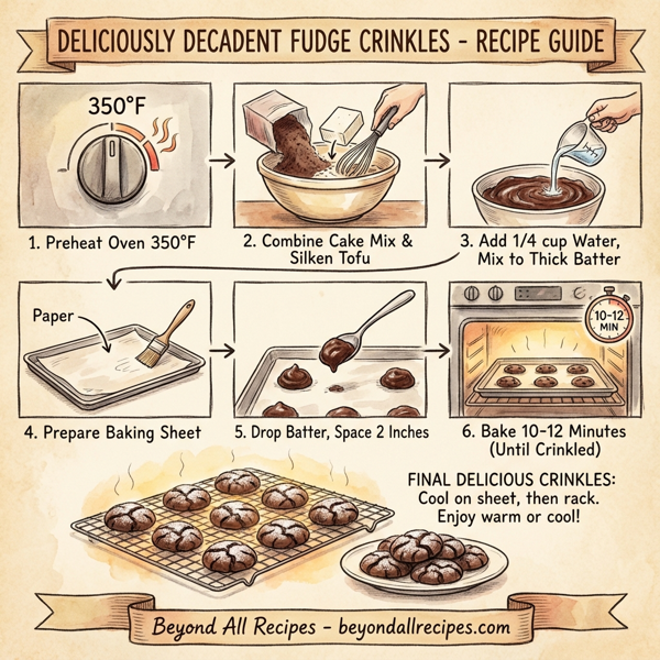 Deliciously Decadent Fudge Crinkles instructions