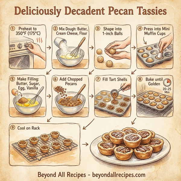 Deliciously Decadent Pecan Tassies instructions