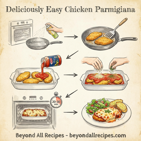Deliciously Easy Chicken Parmigiana instructions
