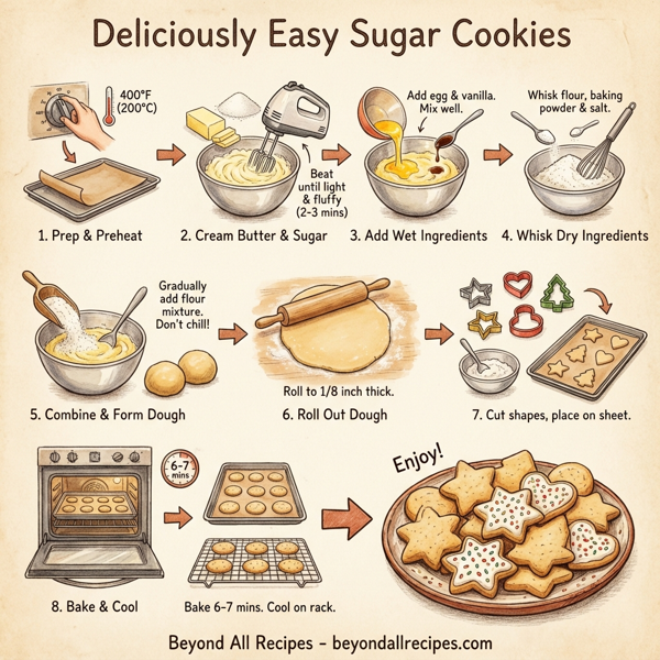 Deliciously Easy Sugar Cookies instructions