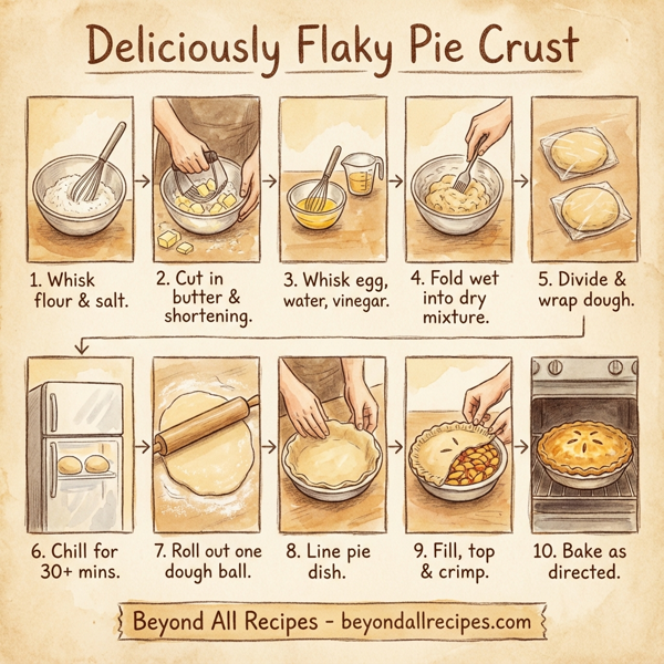 Deliciously Flaky Pie Crust instructions
