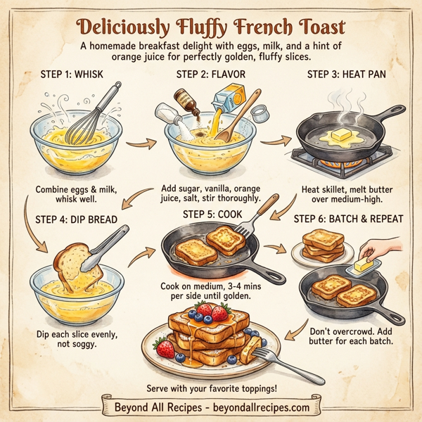Deliciously Fluffy French Toast instructions