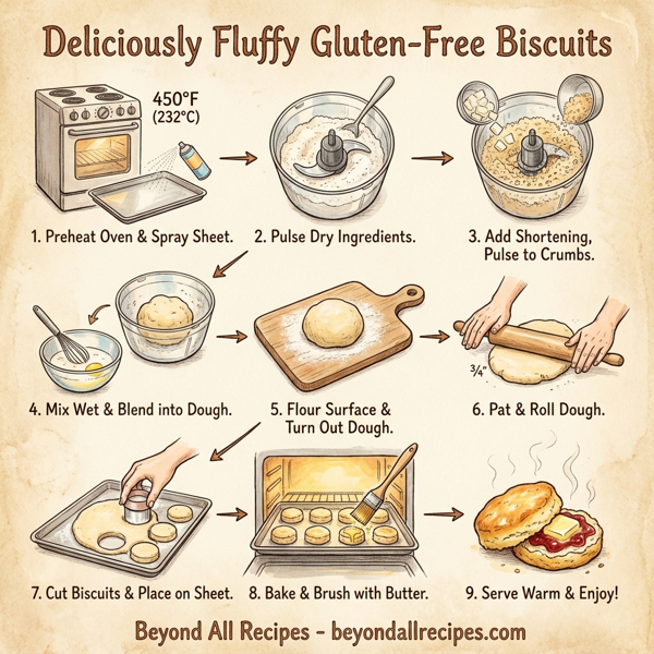 Deliciously Fluffy Gluten-Free Biscuits instructions