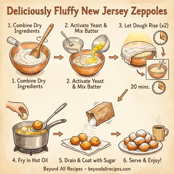 Deliciously Fluffy New Jersey Zeppoles instructions