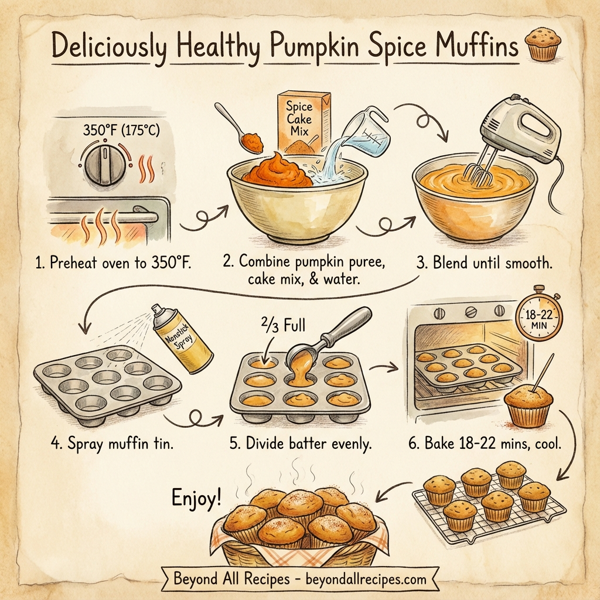 Deliciously Healthy Pumpkin Spice Muffins instructions