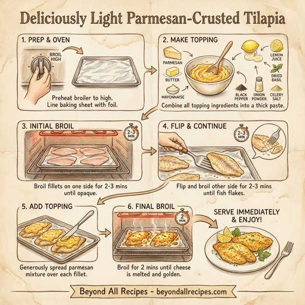 Deliciously Light Parmesan-Crusted Tilapia instructions