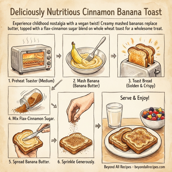 Deliciously Nutritious Cinnamon Banana Toast instructions