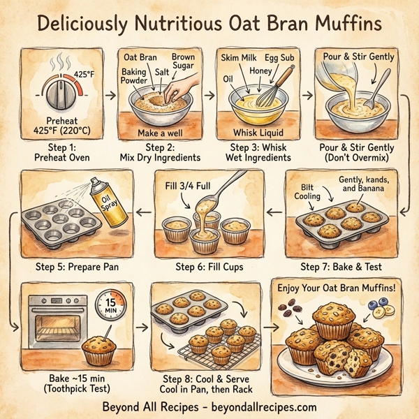 Deliciously Nutritious Oat Bran Muffins instructions