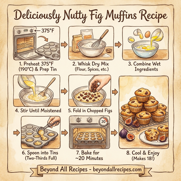 Deliciously Nutty Fig Muffins instructions