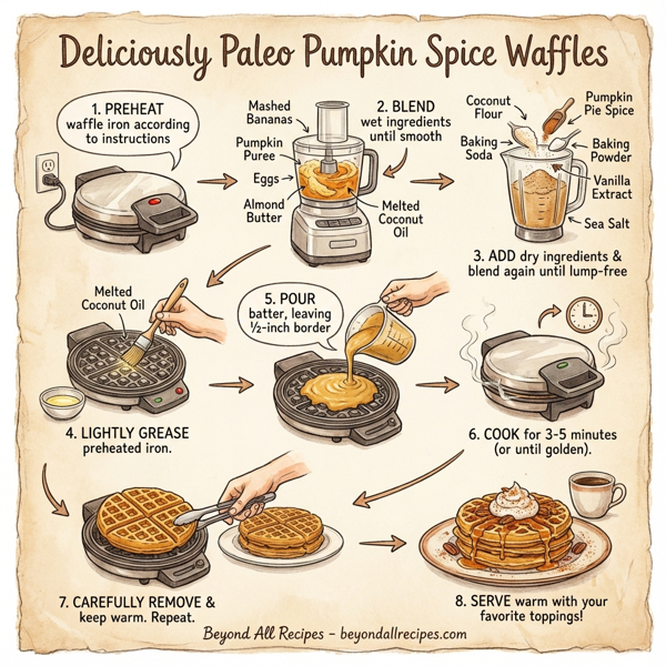 Deliciously Paleo Pumpkin Spice Waffles instructions