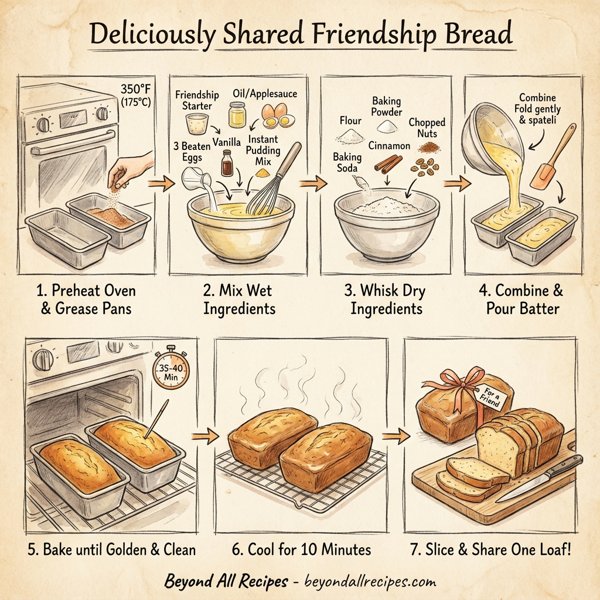 Deliciously Shared Friendship Bread instructions